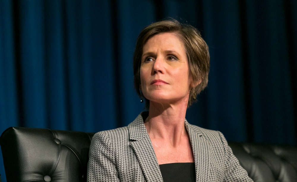 Campus Notebook Sally Yates at Misericordia's new